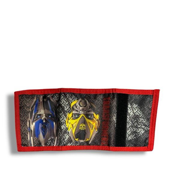 Transformers Wallet Tri-fold Optimus Prime Bumblebee Kids Card Bill Holder Robot - Picture 8 of 11